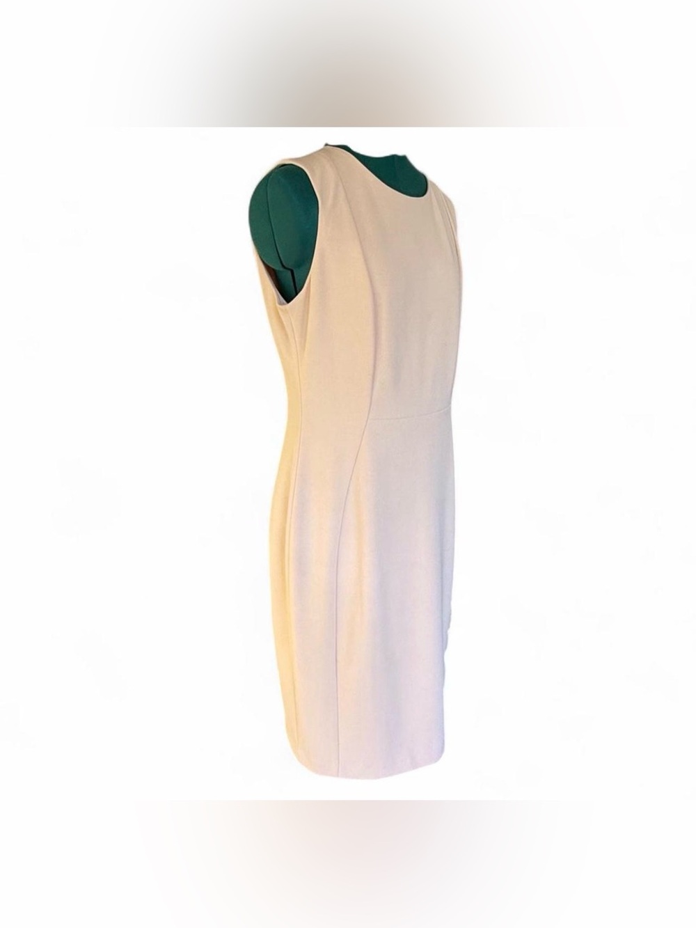 Calvin Klein Sleeveless Pale Pink Midi Sheath Dress - Picture 2 of 6